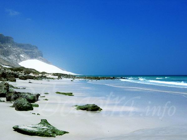 Socotra Picture of the Day: The beach on the north-east of Socotra
