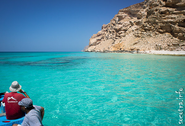 Socotra Picture of the Day: By boat to Shuab bay