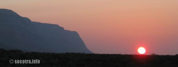 Socotra Picture of the Day: Sunset at DiSebro
